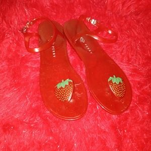 Katy perry strawberry sandals